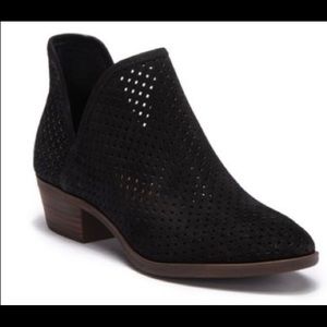 Lucky Brand Brooklin Perforated Suede Bootie